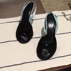 Rochas  peep toe sing back Pump